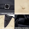 Barry Wang 5pcs Mens Waistcoat Set Champagne Solid Vest Necktie Bowtie Set sold by Barrywang