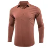 Barry.wang Sienna Solid Silk Shirt sold by Barrywang