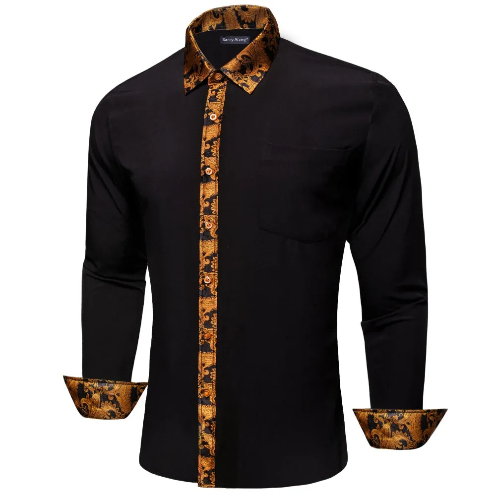 Barry. Wang Men's Dress Shirts Button Down Long Sleeve Formal Casual Shirt sold by Barrywang product image thumbnail 2
