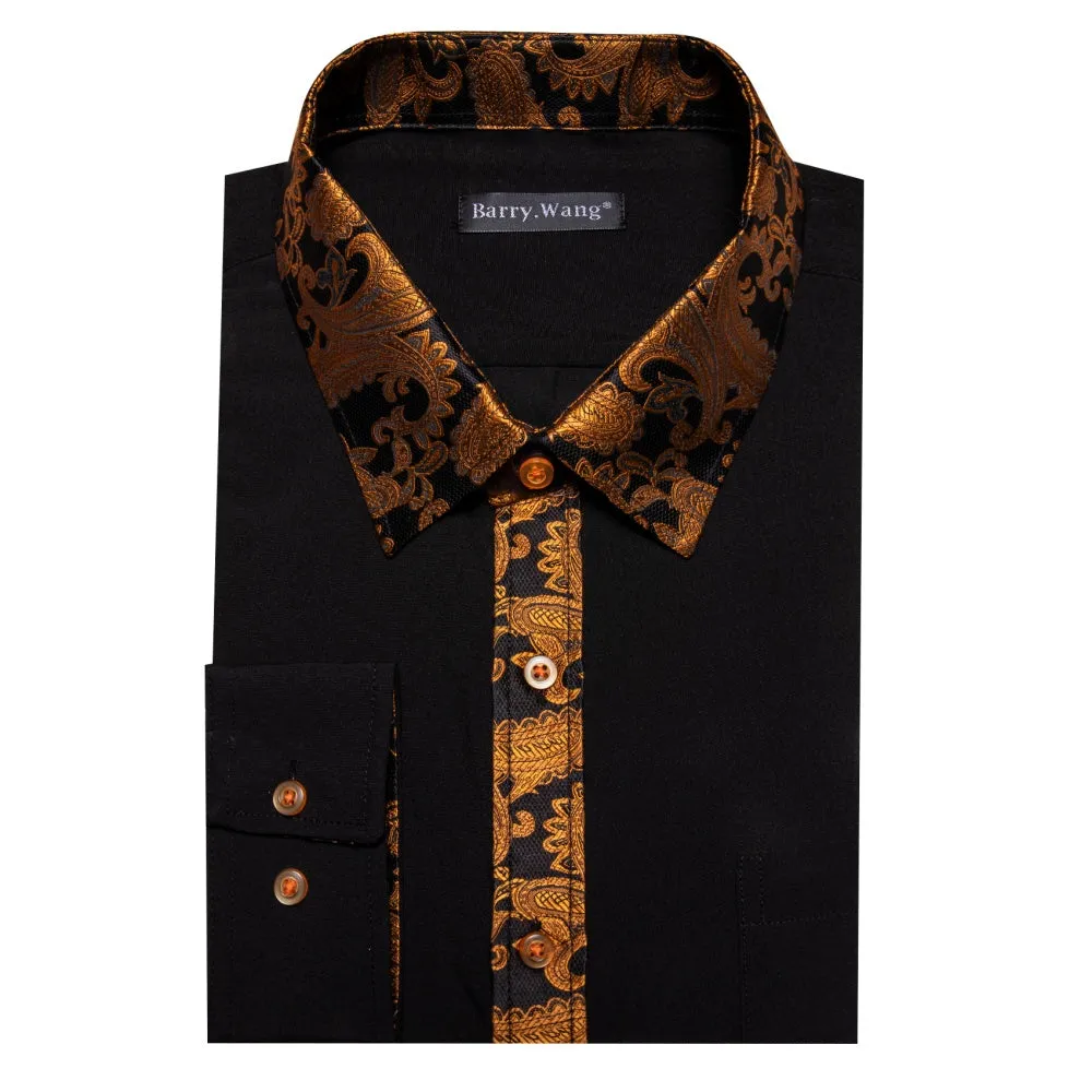 Barry. Wang Men's Dress Shirts Button Down Long Sleeve Formal Casual Shirt sold by Barrywang product image thumbnail 3
