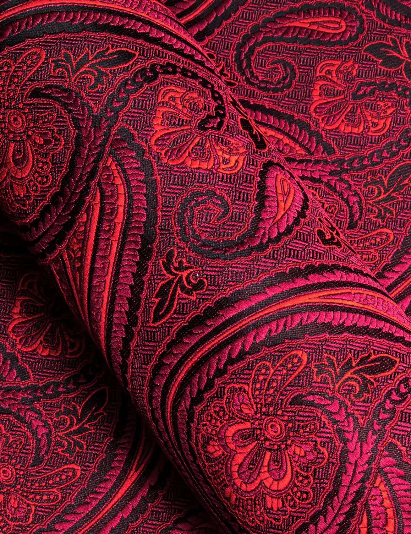 Barry.Wang Burgundy Red Mens Shirt Button Up Long Sleeve Silk Shirts for Men Flash Sale sold by Barrywang product image thumbnail 5