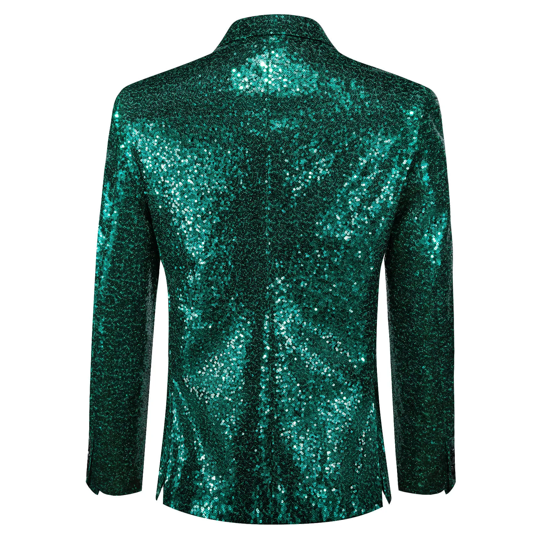 Barry. Wang Sequin Blazer Men-Tuxedo Green Jacket Sequin Green Suit Men Sport Coats sold by Barrywang product image thumbnail 3
