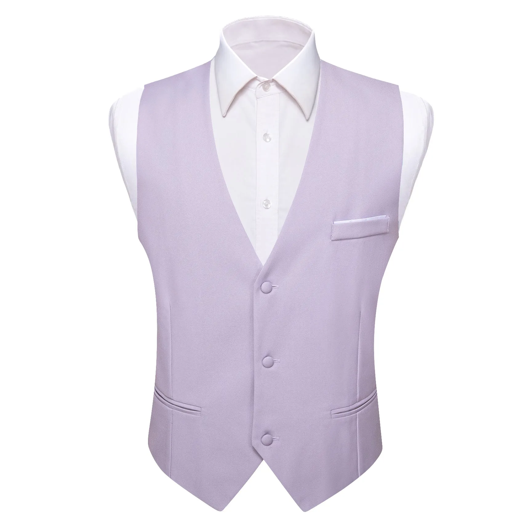 Barry. Wang Mens Lavender Suit Vests V-Neck Casual Vest Dress for Men Formal Tuxedo Wedding Vests Men's Waistcoat sold by Barrywang