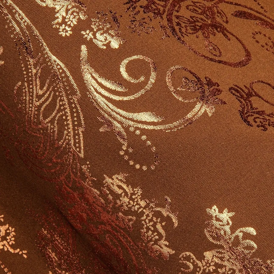 Barry. Wang Brown Western Dress Shirts Mens Paisley 70s Disco Long Sleeve Button Down Shirt sold by Barrywang product image thumbnail 5