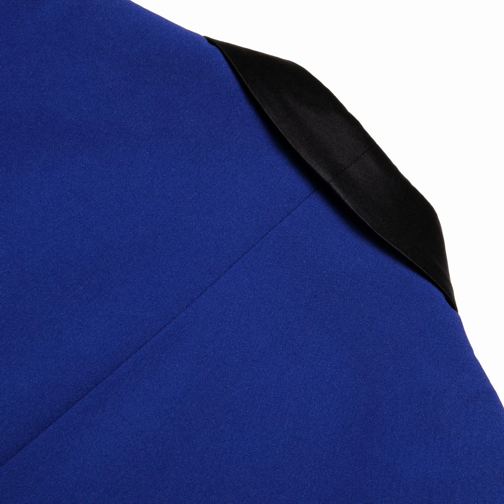 Barry. Wang Men's Royal Blue Formal Blazer Black Satin Shawl Lapel Business Wedding Suit sold by Barrywang product image thumbnail 5