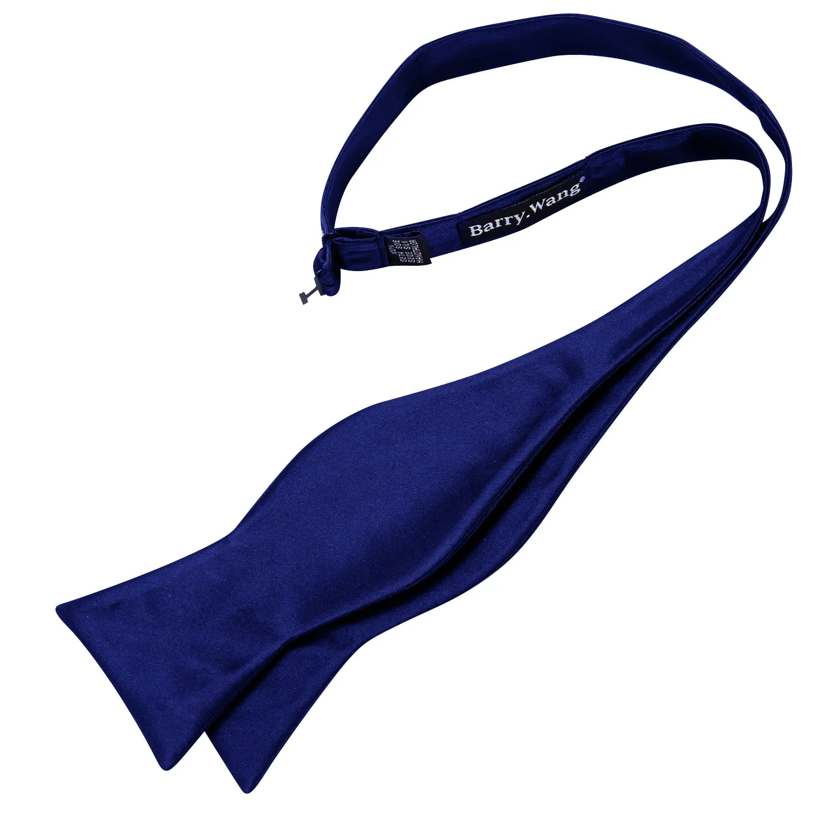 Barry. Wang Classic Blue Bow Tie Men's Self-tied Jacquard Bowtie for Tuxedo Hanky Cufflinks Set sold by Barrywang product image thumbnail 3