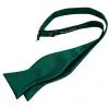 Barry. Wang Hunter Green Bowtie Hanky Cufflinks Set for Men Silk Solid Self-tied Bowtie for Wedding sold by Barrywang