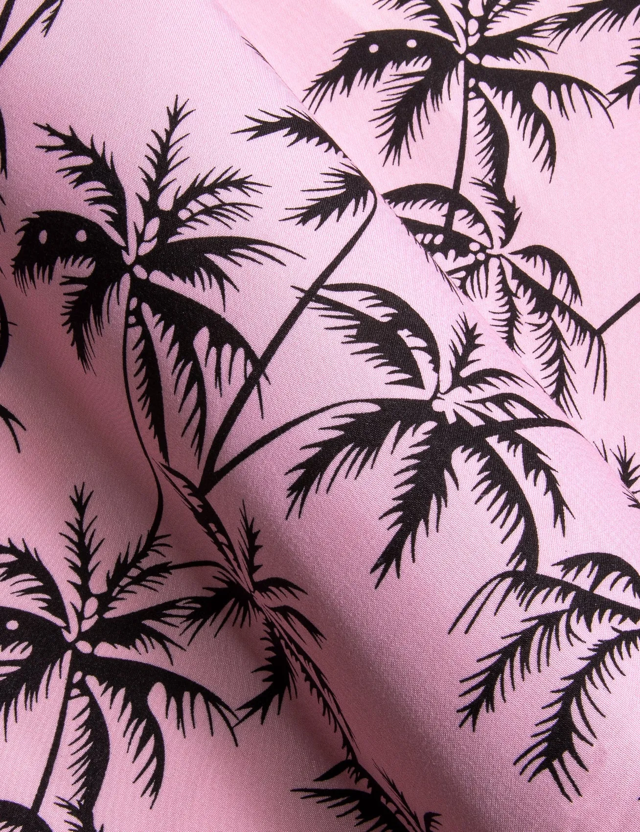 Barry. Wang Pink Black Coconut Tree Short Sleeves Shirt sold by Barrywang product image thumbnail 5