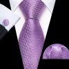 Barry Wang Men's Purple 63 Inches Extra Long Tie Hanky Cufflinks Set sold by Barrywang