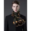 Barry Wang Luxury Black Yellow  Floral Scarf sold by Barrywang