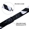 Barry Wang Men Black White Stripe Self Tie Bow Tie Hanky Cufflinks Set sold by Barrywang
