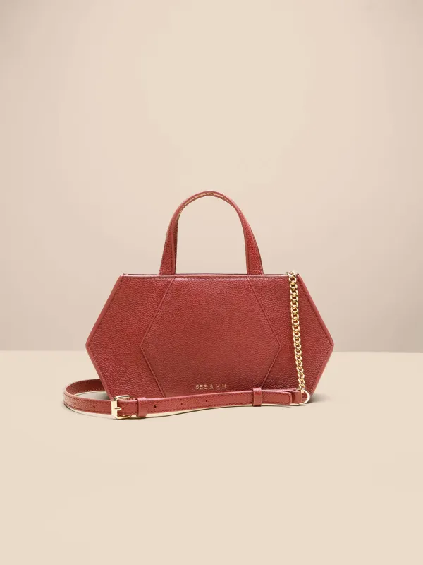 The East West Hexagon Bag sold by BEE AND KIN