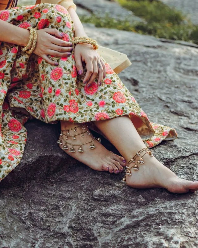 Zariah Anklet Set sold by Blossom Box Jewelry