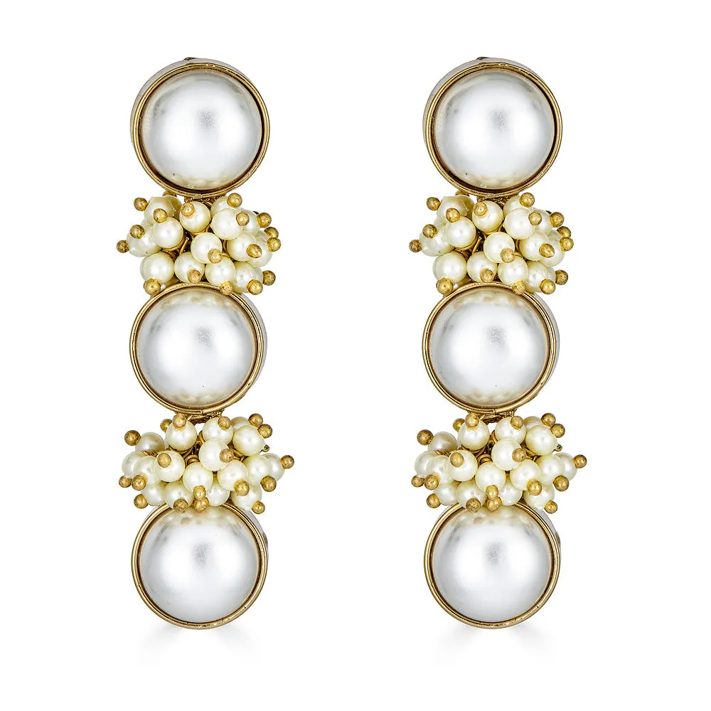 Mihira Pearl Earrings sold by Blossom Box Jewelry