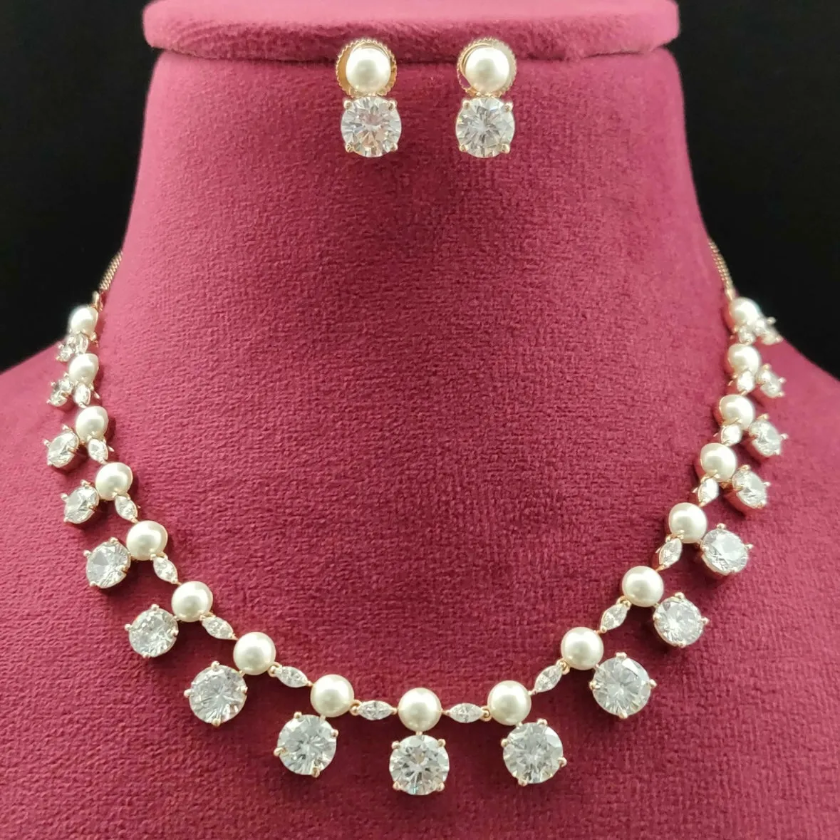 Classic Pearl Necklace Set sold by Blossom Box Jewelry product image thumbnail 2