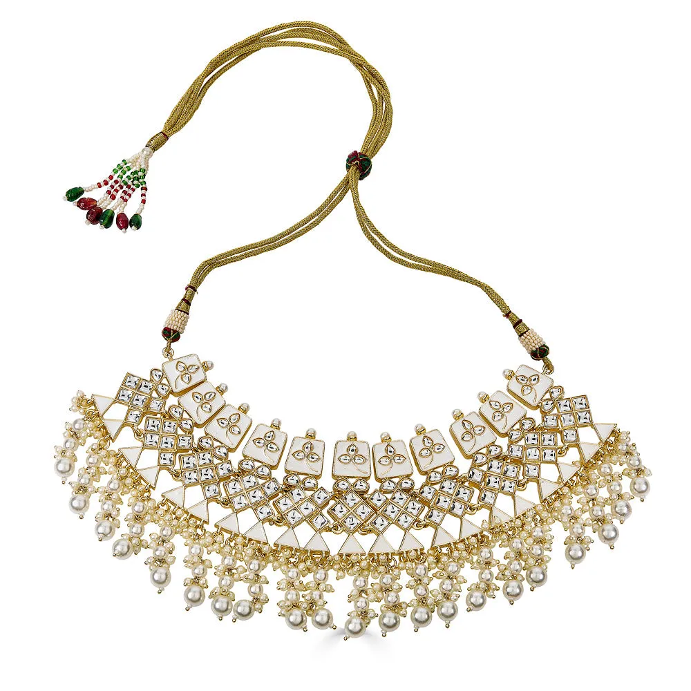 Omaja Necklace Set in Pearl sold by Blossom Box Jewelry product image thumbnail 3