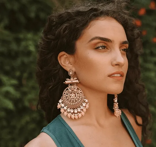 Krishna Earrings in Coral sold by Blossom Box Jewelry product image thumbnail 3