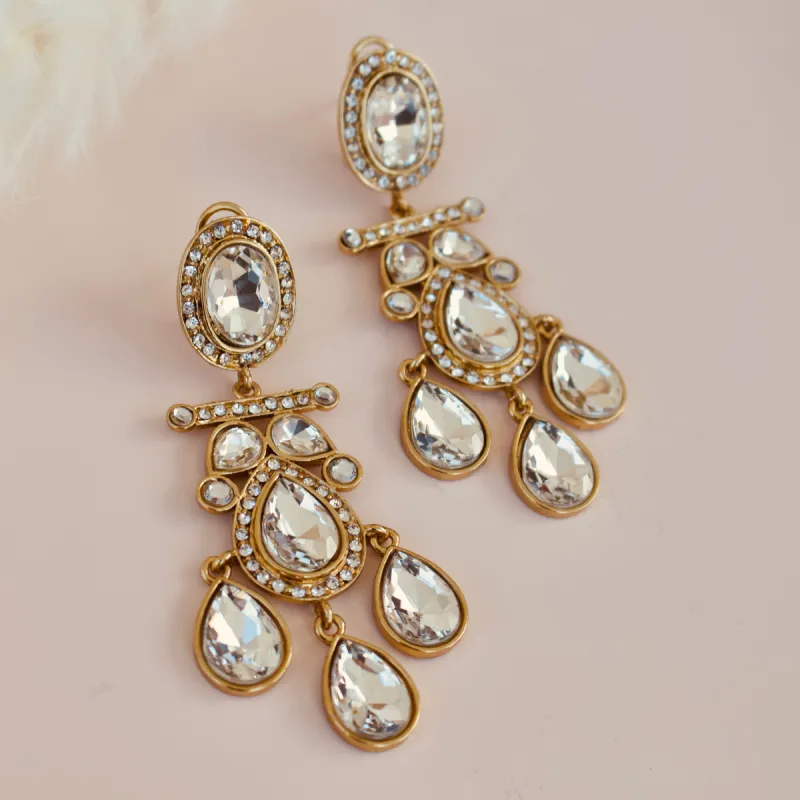 Reena Drop Earrings sold by Blossom Box Jewelry