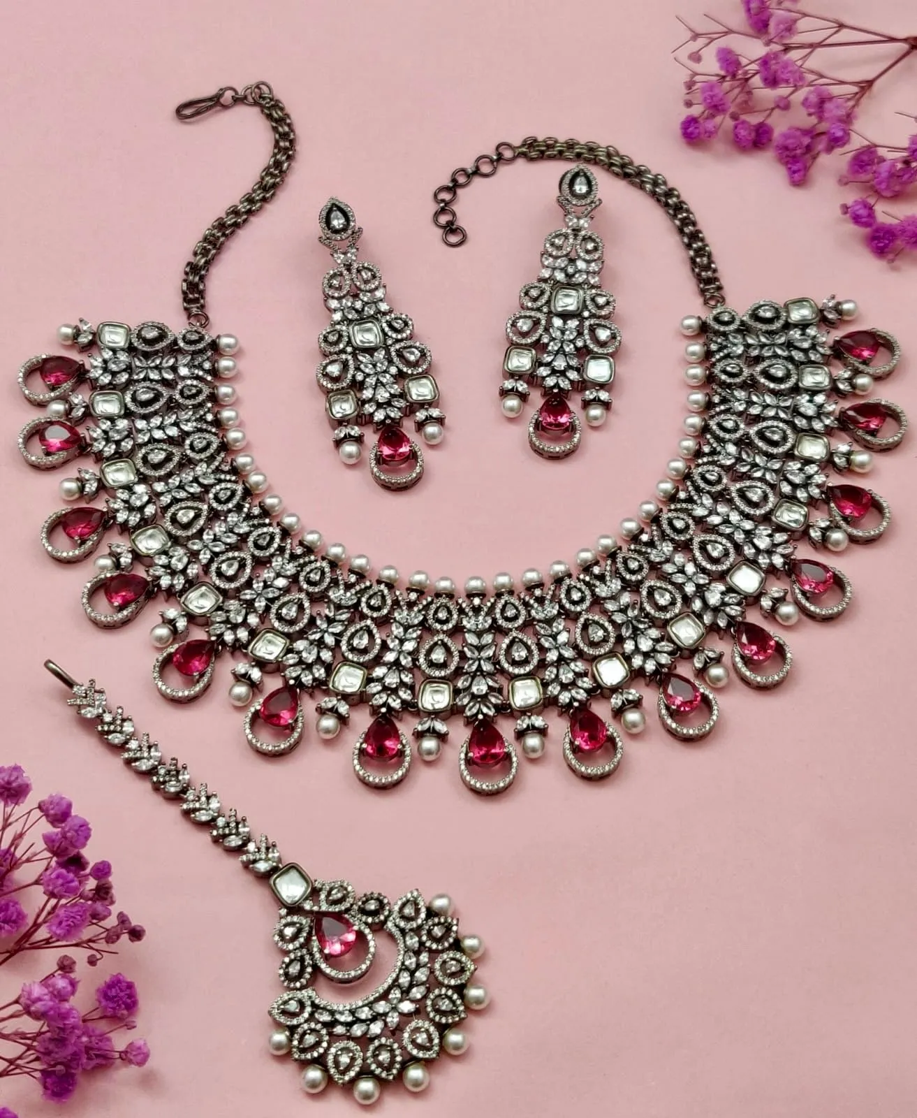 Amulya Necklace Set sold by Blossom Box Jewelry product image thumbnail 2