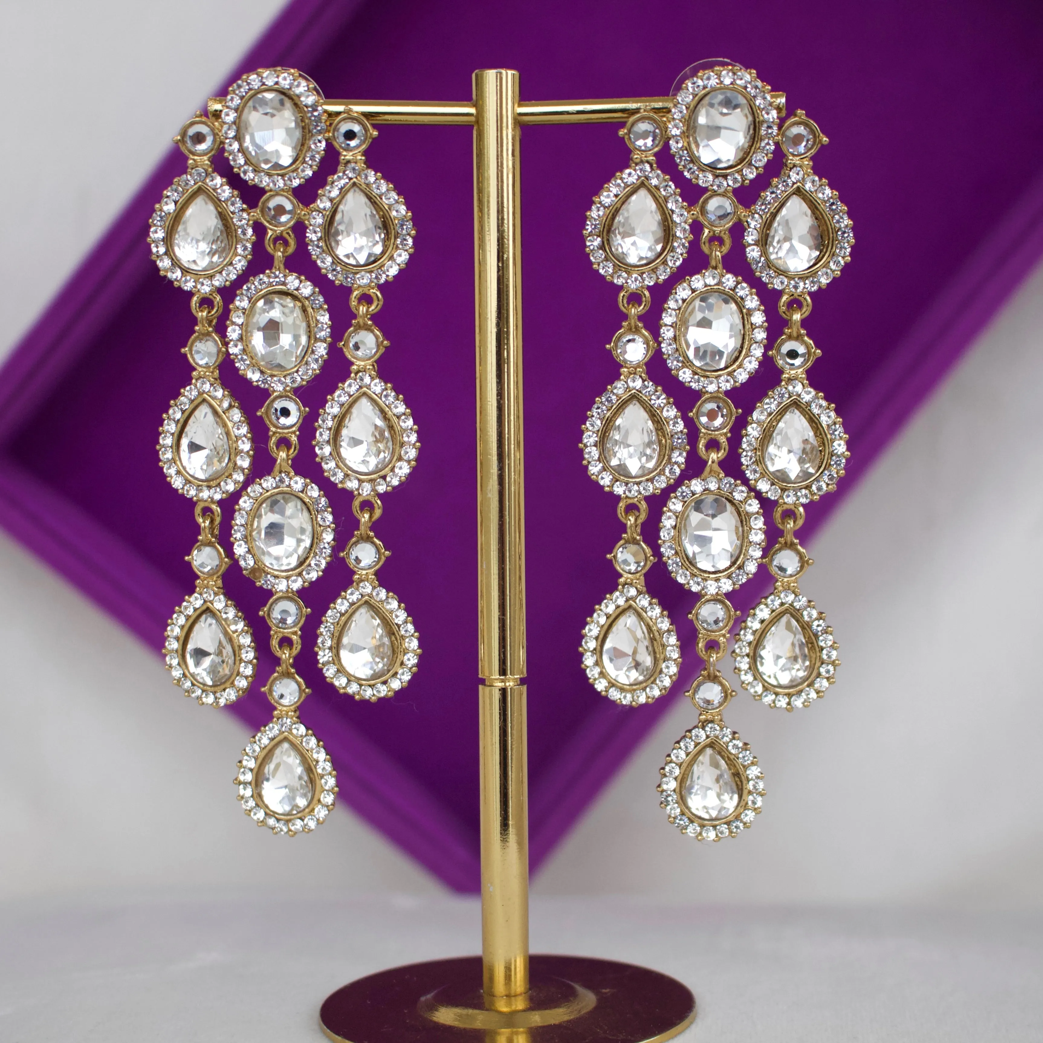ARCHANA DROP EARRINGS sold by Blossom Box Jewelry product image thumbnail 4
