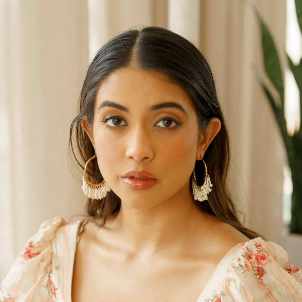 Heena Round Earrings sold by Blossom Box Jewelry product image thumbnail 2