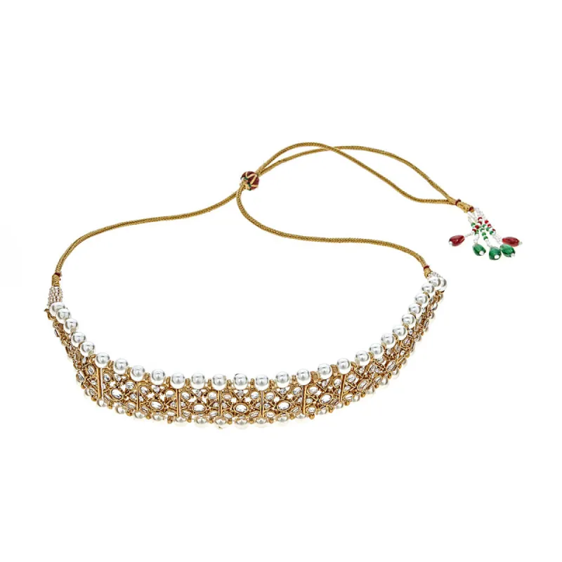 Sanaa Pearl Choker Necklace sold by Blossom Box Jewelry