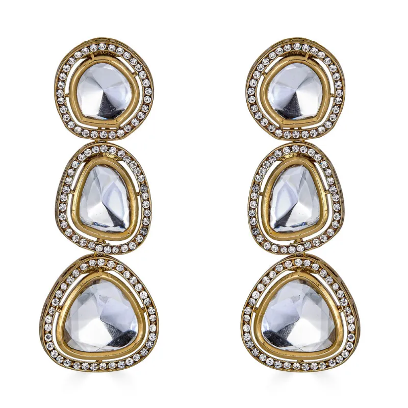 Zaara Drop Earrings sold by Blossom Box Jewelry