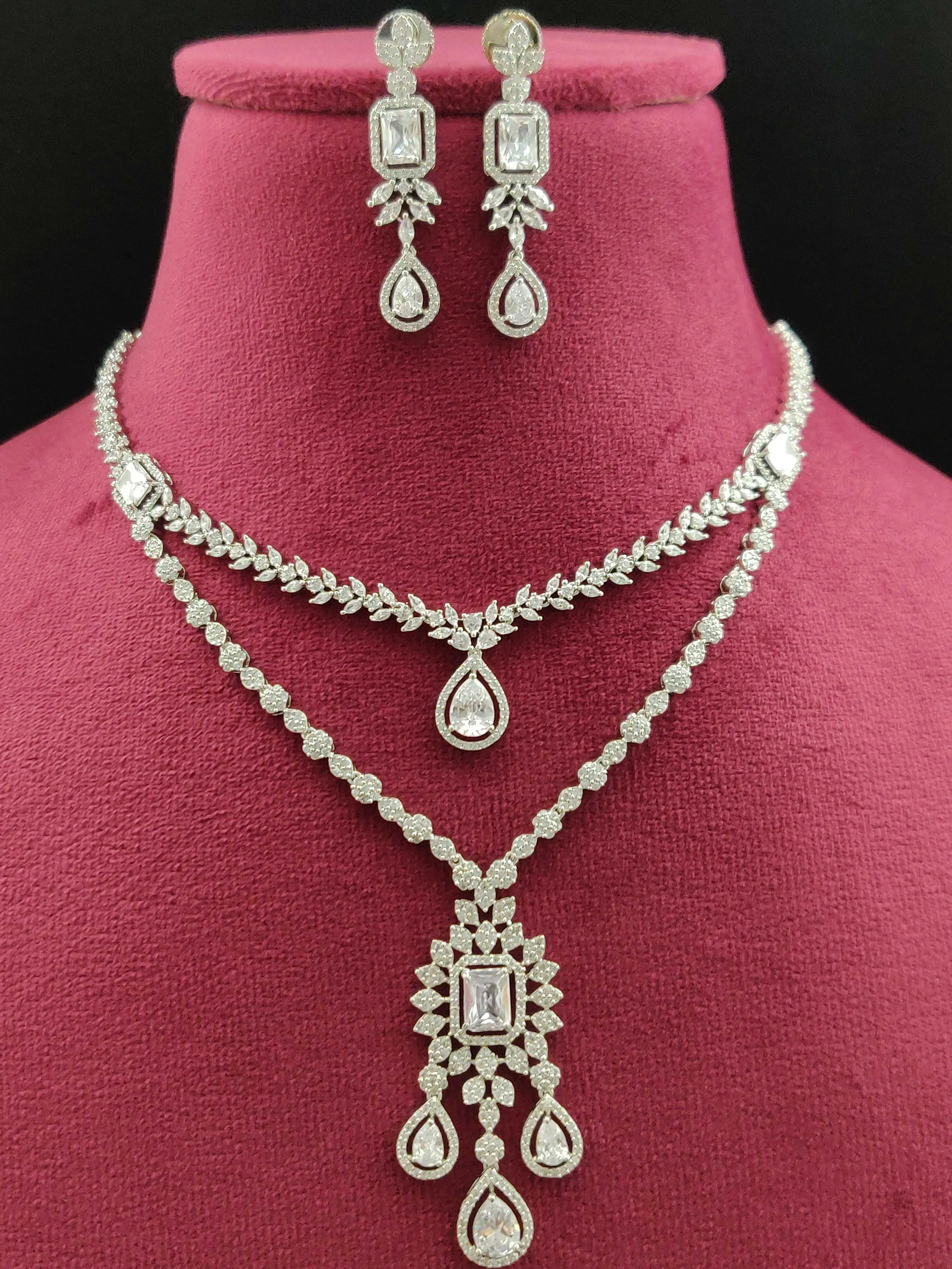 2 Layer Pendant AD Necklace sold by Blossom Box Jewelry