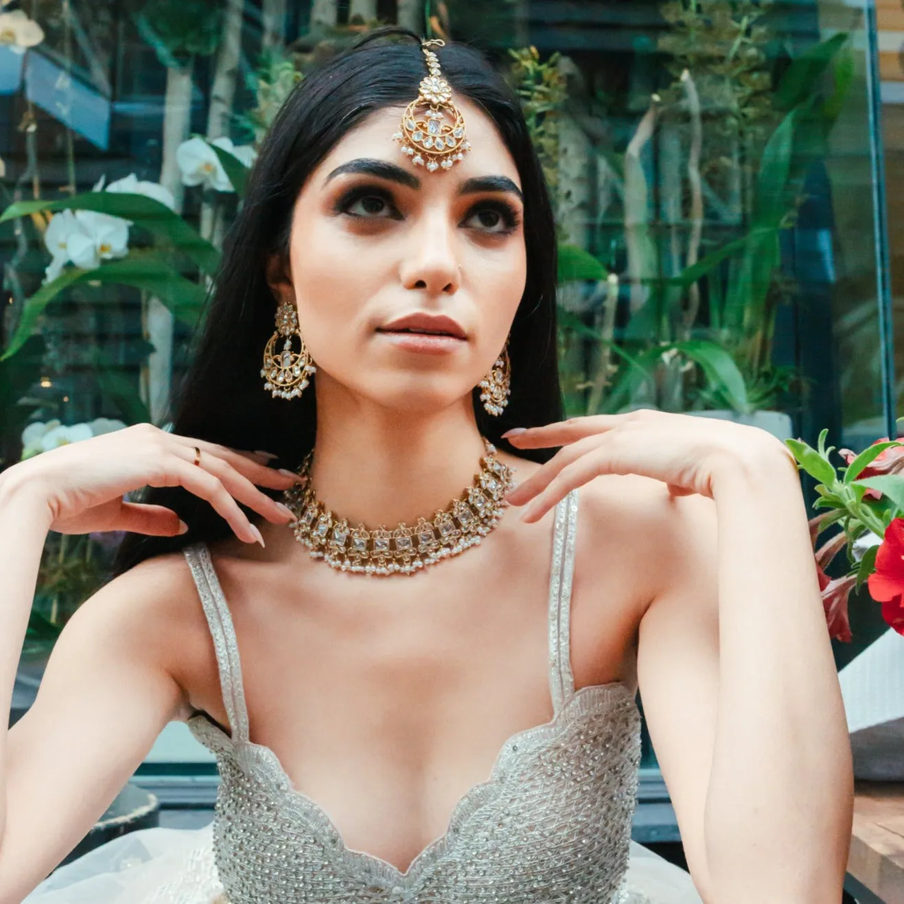 Yashika Necklace Set sold by Blossom Box Jewelry product image thumbnail 3