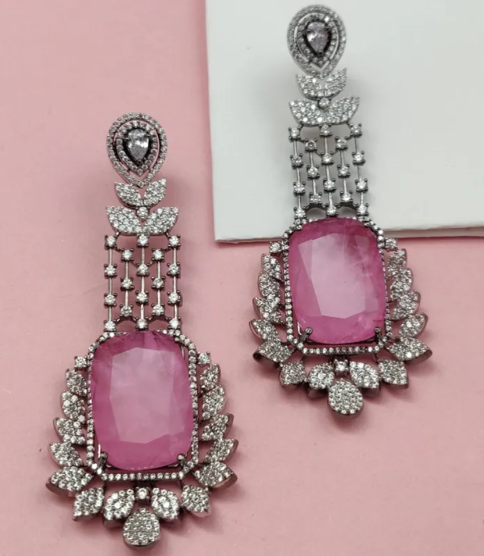Valli Pink AD Earrings sold by Blossom Box Jewelry