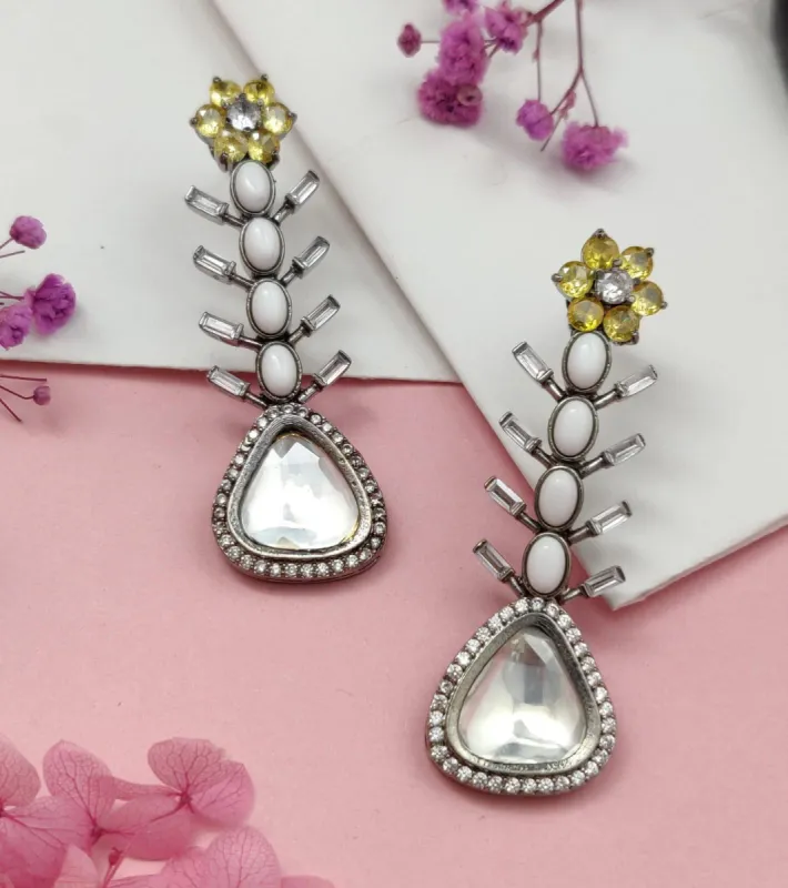 Aamani Kundan Earrings sold by Blossom Box Jewelry