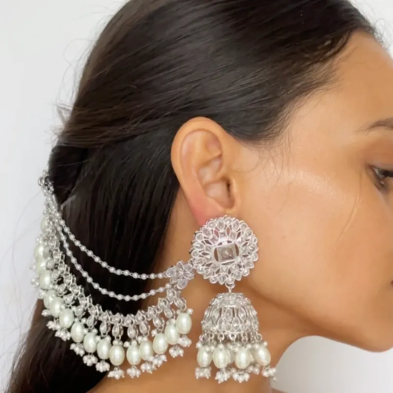 SILVER MAHATI EARRINGS sold by Blossom Box Jewelry