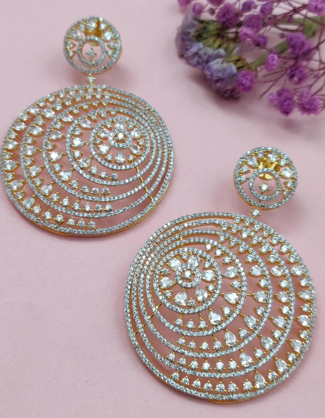 Opal AD Earrings in Gold sold by Blossom Box Jewelry