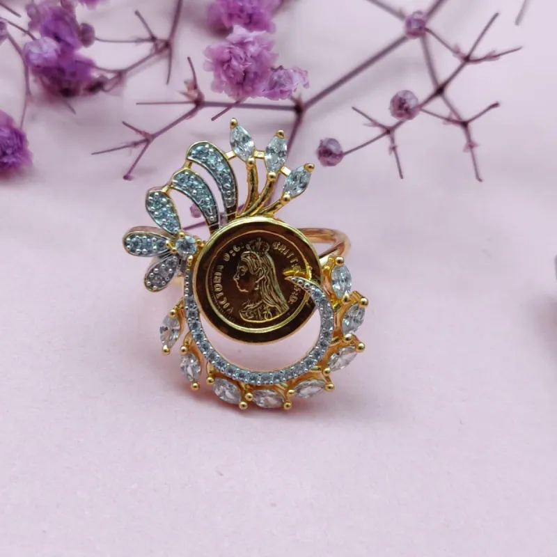 Coin Ring sold by Blossom Box Jewelry