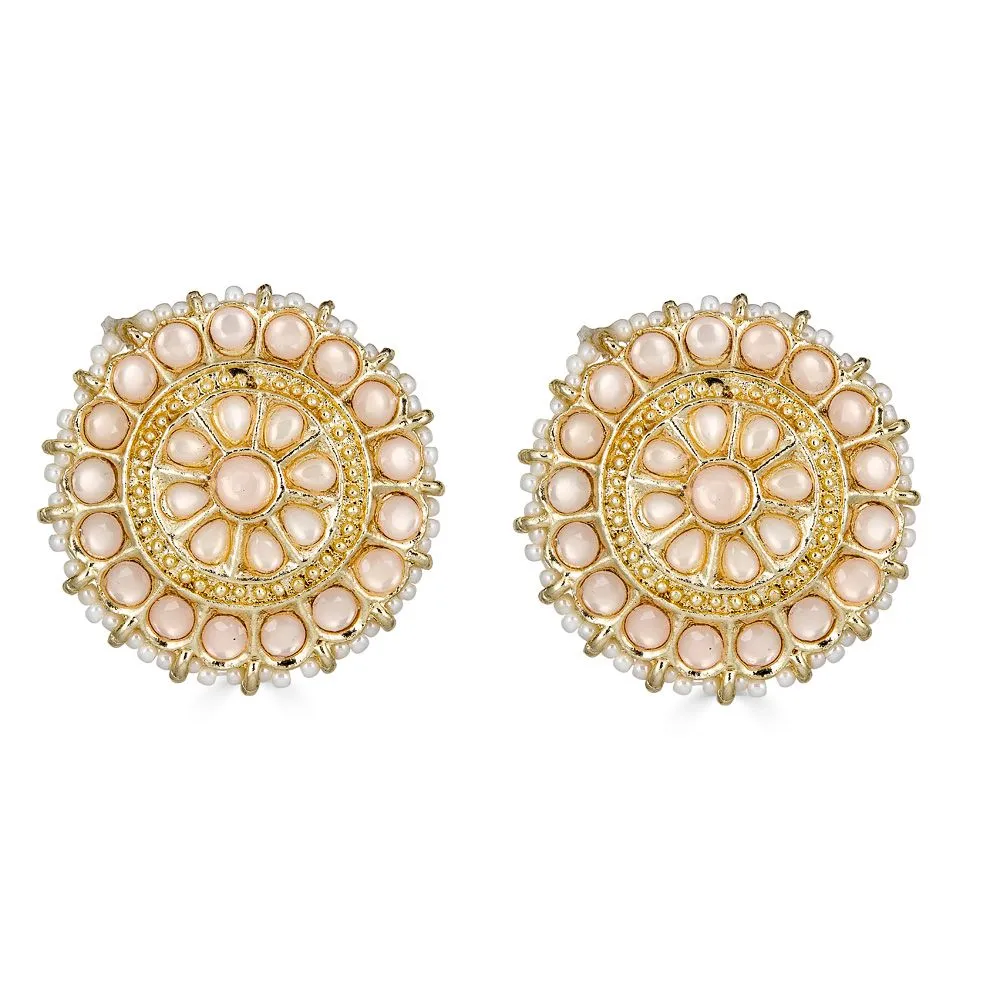 Gaurika Necklace Set in Coral sold by Blossom Box Jewelry product image thumbnail 2