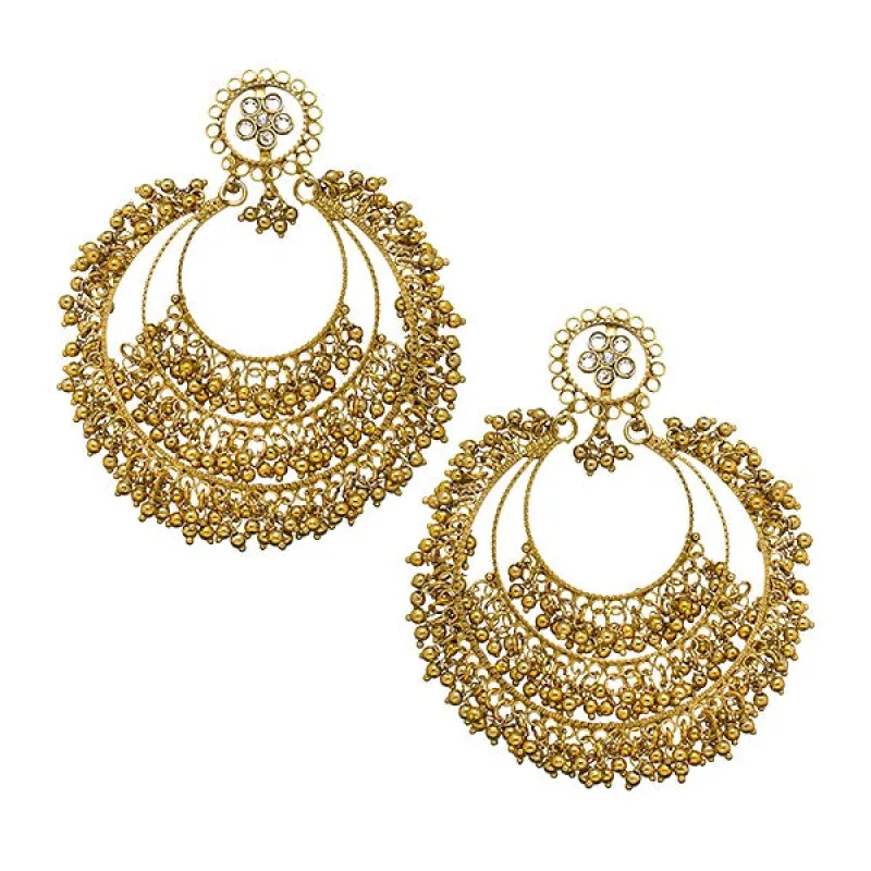 Siya Earrings in Gold sold by Blossom Box Jewelry