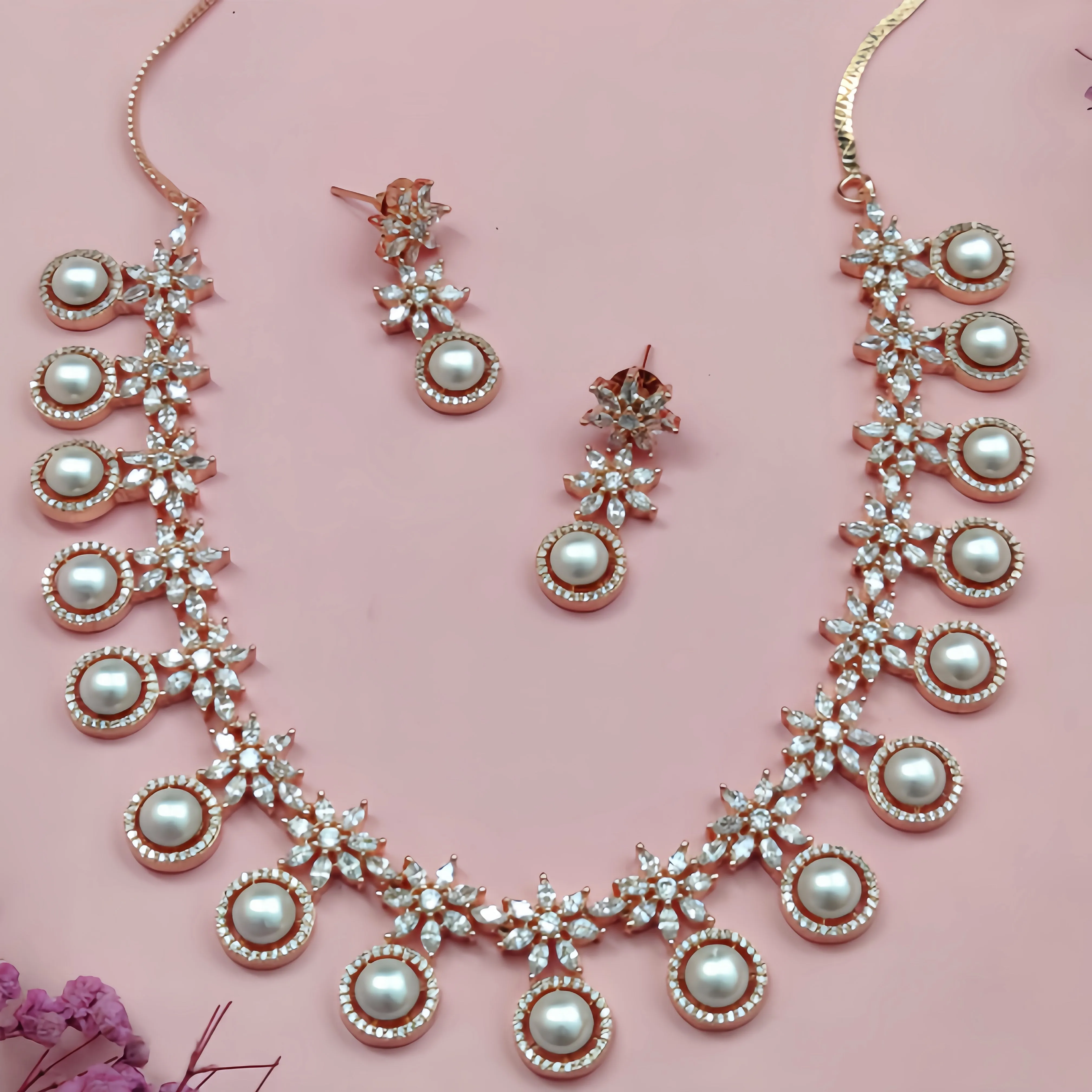 Keerat Necklace Set sold by Blossom Box Jewelry