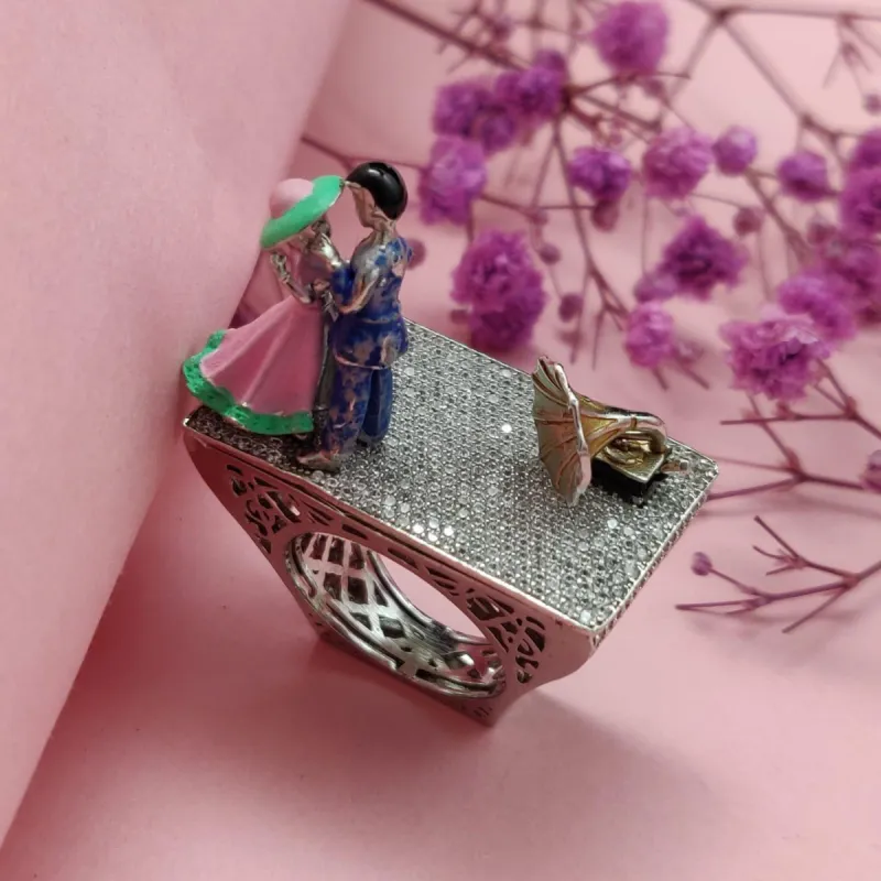 COUPLE COCKTAIL RING sold by Blossom Box Jewelry