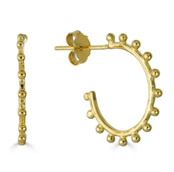 Willow Gold Hoops sold by Blossom Box Jewelry