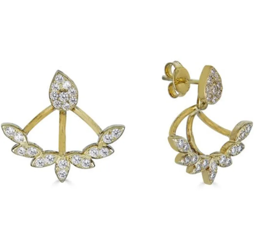 Diamond Enchanted Earrings sold by Blossom Box Jewelry