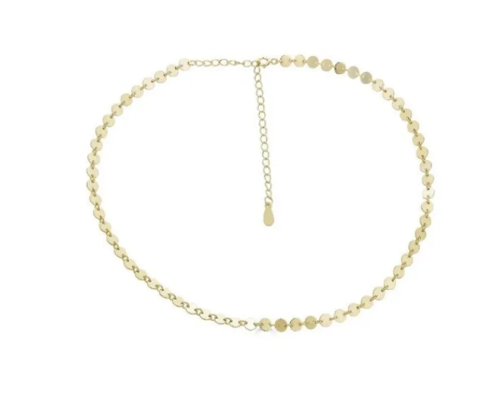 Gold Coin Necklace sold by Blossom Box Jewelry