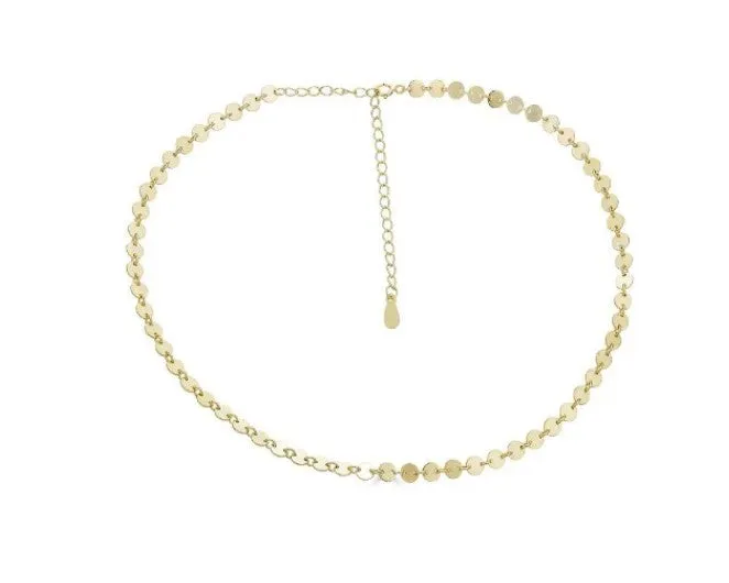 Gold Coin Necklace sold by Blossom Box Jewelry