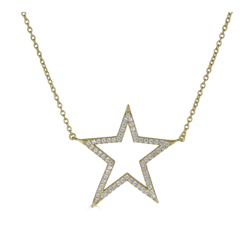 Sparkly Star Necklace sold by Blossom Box Jewelry