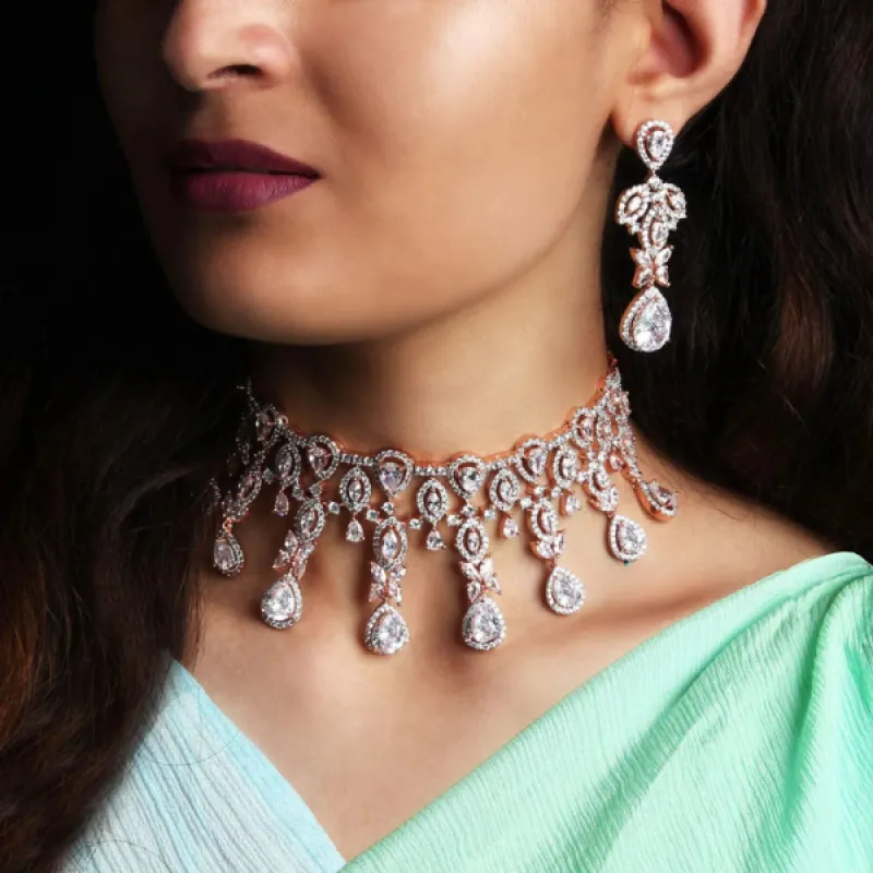 Aadrika Choker Set sold by Blossom Box Jewelry