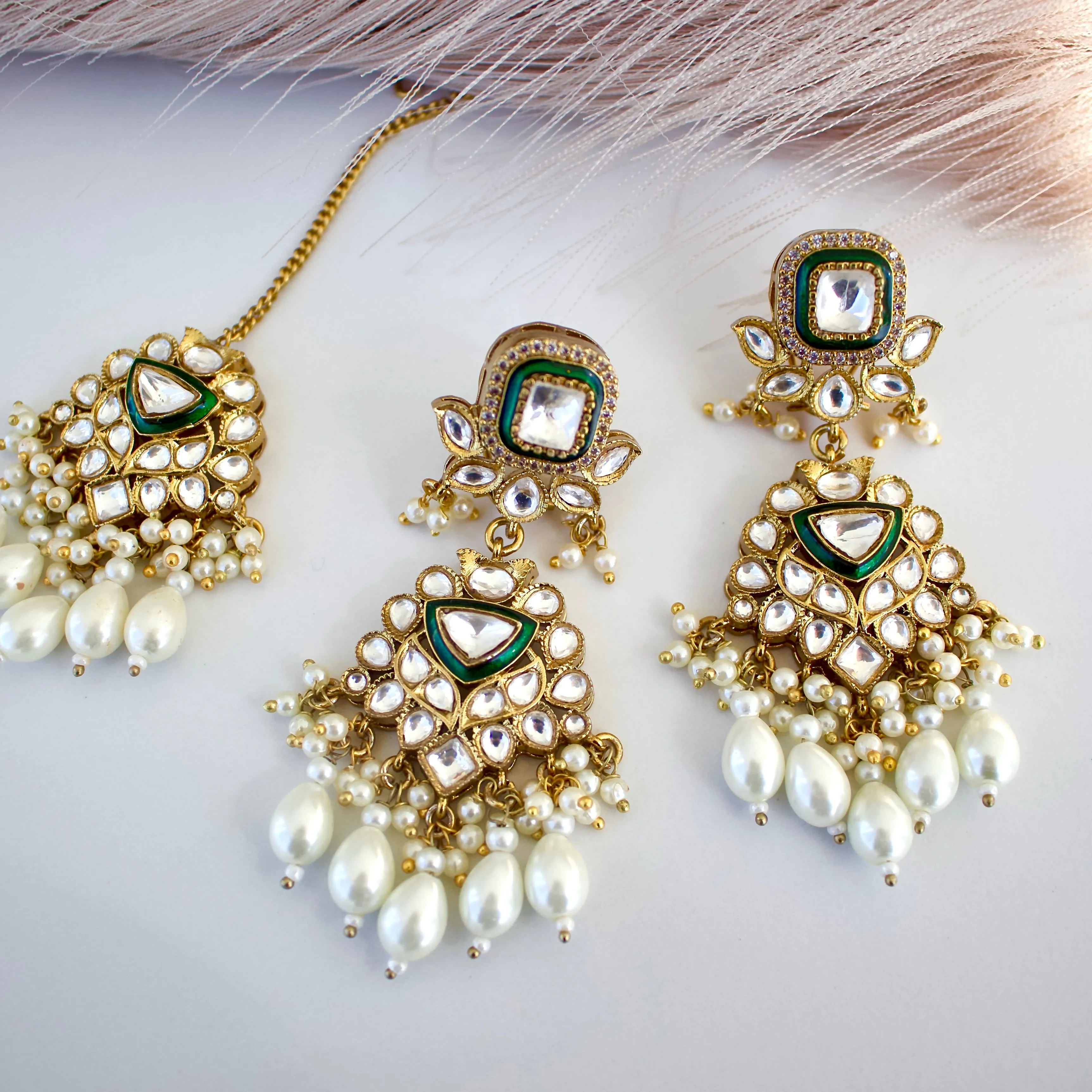 Afreen Necklace Set sold by Blossom Box Jewelry product image thumbnail 3