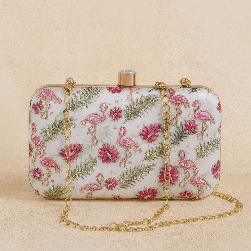 Leela Clutch made by Blossom Box Jewelry