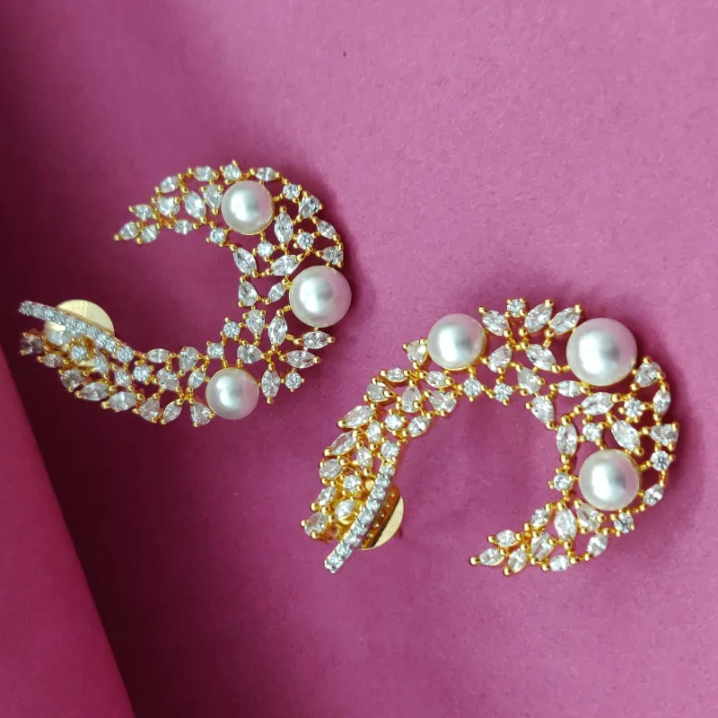 Celestia Luxe Earrings (Gold) sold by Blossom Box Jewelry