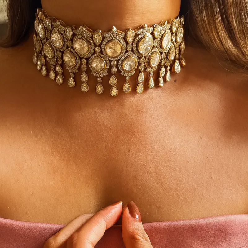 Rajwada Choker Set sold by Blossom Box Jewelry