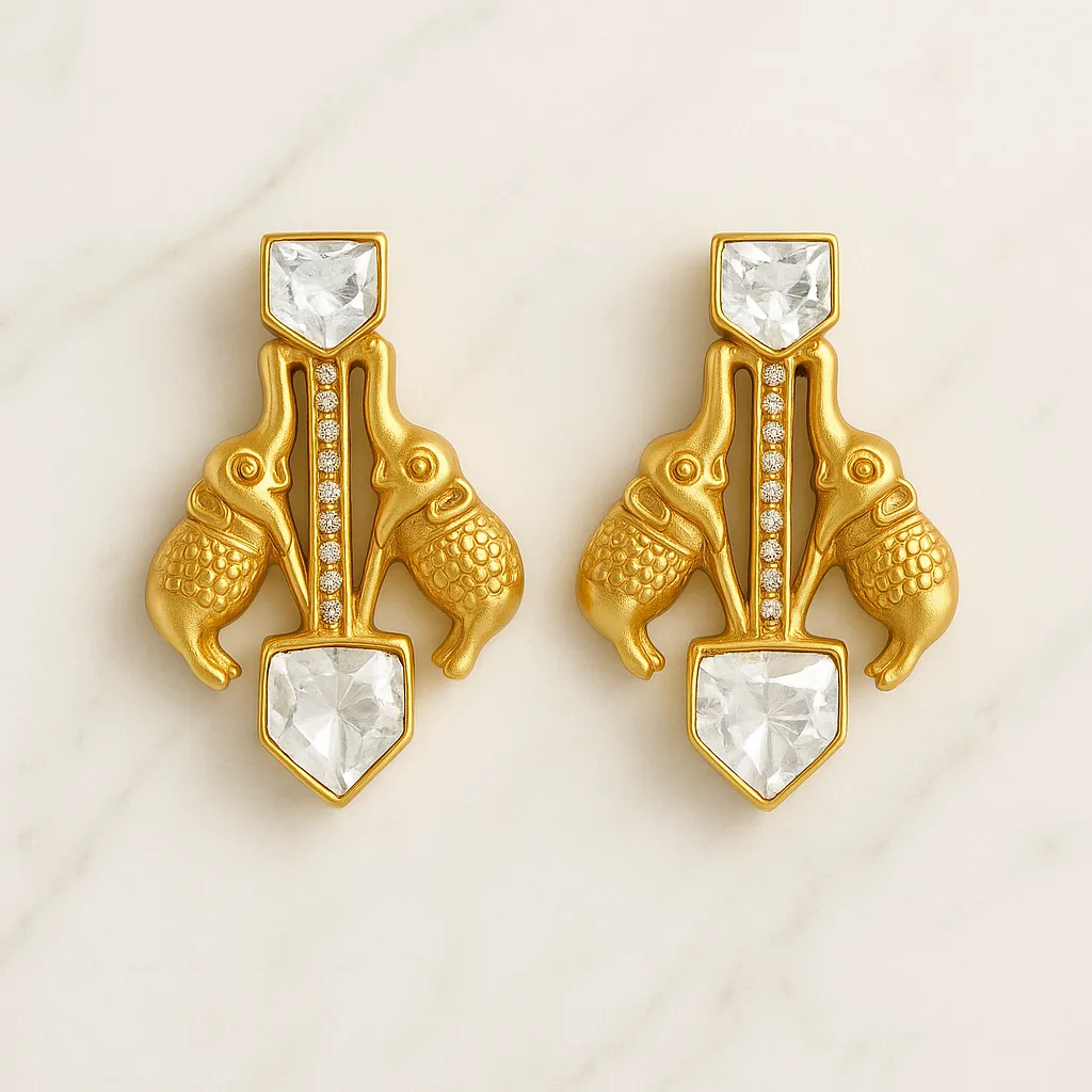 Gajraaj Earrings sold by Blossom Box Jewelry