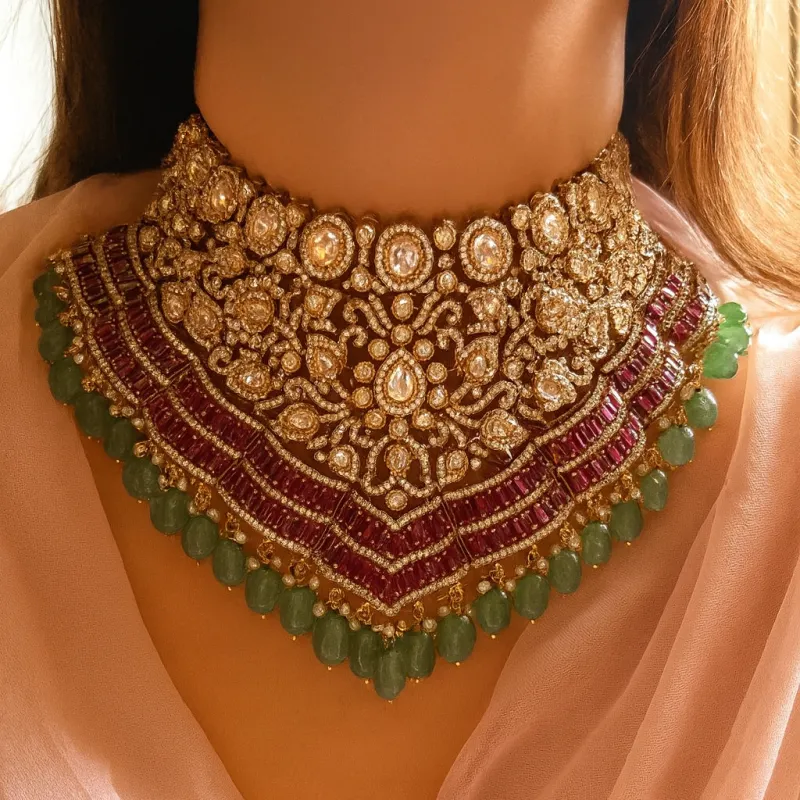 Devanshi Choker Set sold by Blossom Box Jewelry